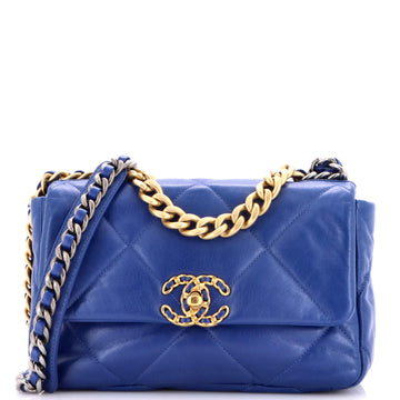 Chanel 19 Flap Bag Quilted Leather Medium