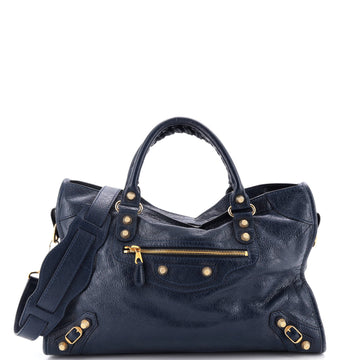 Balenciaga City Giant Studs Bag Leather Medium