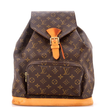 Louis Vuitton Vintage Montsouris Backpack Monogram Canvas GM