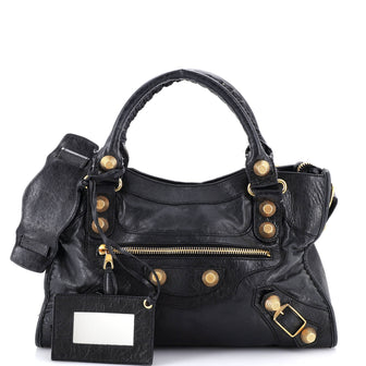 Balenciaga Part Time Giant Studs Bag Leather