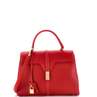 Celine 16 Top Handle Bag Grained Calfskin Medium
