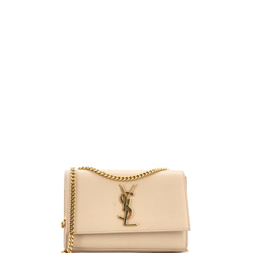 Saint Laurent Classic Monogram Crossbody Bag Grainy Leather Small
