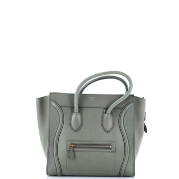 Celine Luggage Bag Smooth Leather Mini