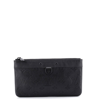 Louis Vuitton Discovery Pochette Monogram Shadow Leather PM