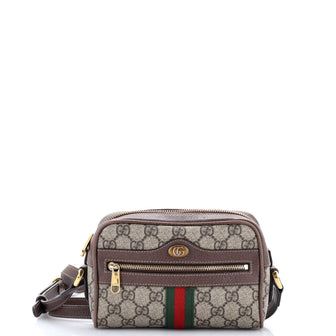 Gucci Ophidia Shoulder Bag GG Coated Canvas Mini
