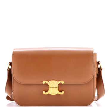 Celine Triomphe Shoulder Bag Smooth Calfskin Medium