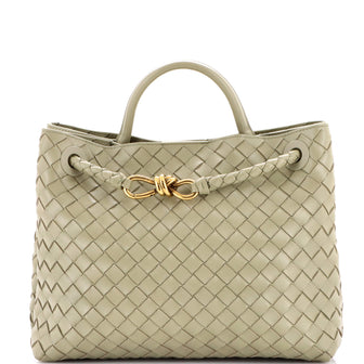 Bottega Veneta Andiamo Top Handle Bag Intrecciato Nappa Medium