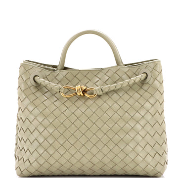 Bottega Veneta Andiamo Top Handle Bag Intrecciato Nappa Medium