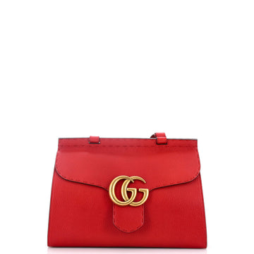 Gucci GG Marmont Top Handle Bag Leather Small