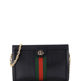 Gucci Ophidia Chain Shoulder Bag Leather Small