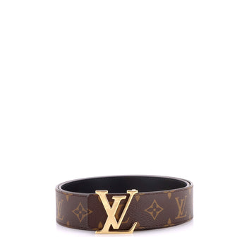 Louis Vuitton LV Initiales Belt Monogram Canvas Wide