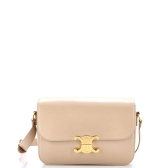 Celine Triomphe Shoulder Bag Smooth Calfskin Medium
