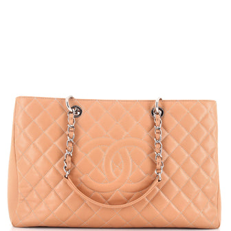 Chanel Grand Shopping Tote Quilted Caviar XL