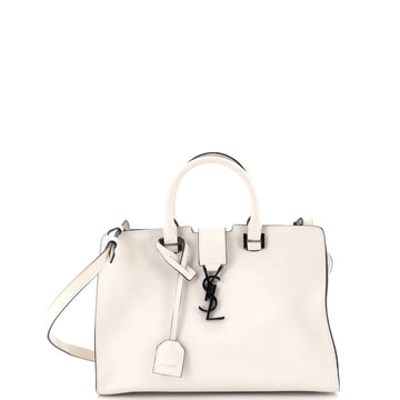 Saint Laurent Monogram Cabas Leather Small