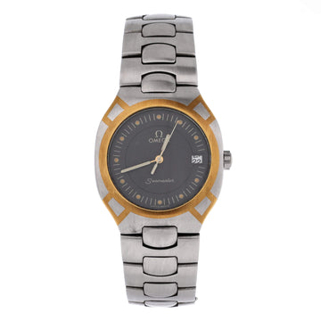 Omega Seamaster Polaris Quartz Watch Stainless Steel with Plated Metal 32