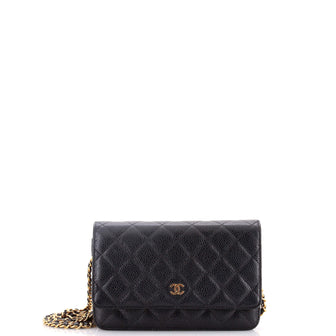Chanel Wallet on Chain Quilted Caviar