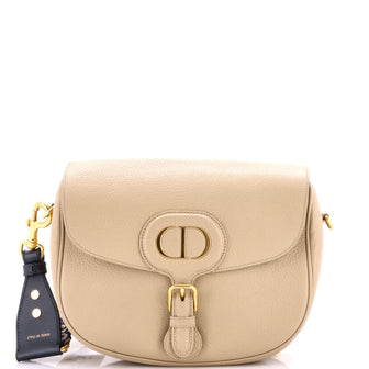Christian Dior Bobby Flap Bag Leather Large