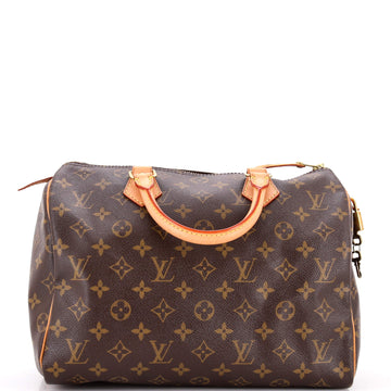 Louis Vuitton Speedy Handbag Monogram Canvas 30