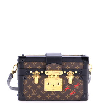 Louis Vuitton Petite Malle Handbag Monogram Canvas