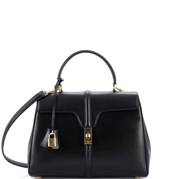 Celine 16 Top Handle Bag Smooth Calfskin Medium