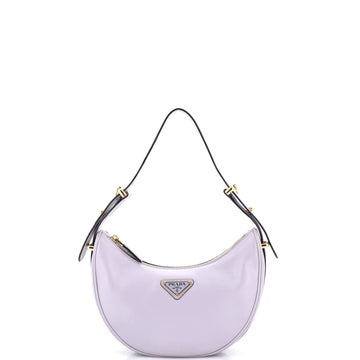 Prada Arque Half Moon Hobo Leather Small