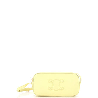 Celine Cuir Triomphe Camera Shoulder Bag Leather Mini