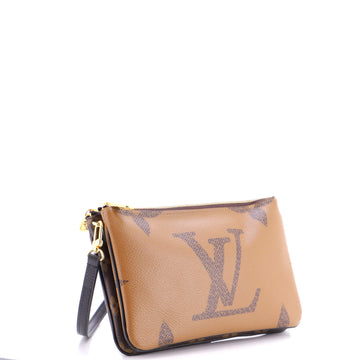 Louis Vuitton Double Zip Pochette Reverse Monogram Giant