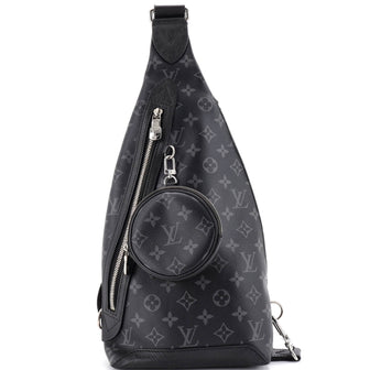 Louis Vuitton Duo Sling Bag Monogram Eclipse Canvas
