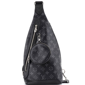 Louis Vuitton Duo Sling Bag Monogram Eclipse Canvas
