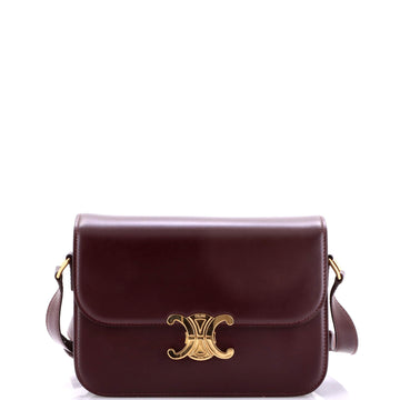 Celine Triomphe Shoulder Bag Smooth Calfskin Medium