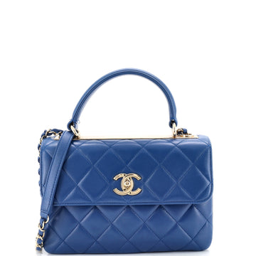 Chanel Trendy CC Top Handle Bag Quilted Lambskin Small