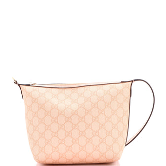 Gucci Ophidia Zip Shoulder Bag GG Coated Canvas Super Mini