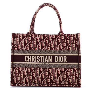 Christian Dior Book Tote Oblique Canvas Medium
