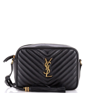 Saint Laurent Lou Camera Bag Matelasse Chevron Leather Small