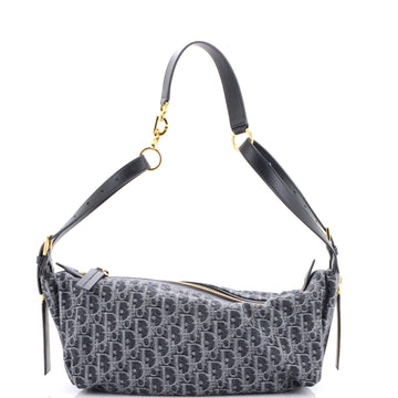 Christian Dior D-Journey Bag Oblique Canvas Medium