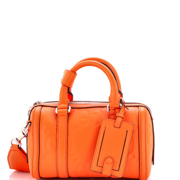 Gucci Duffle Bag Jumbo GG Embossed Leather Mini