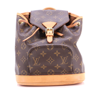 Louis Vuitton Vintage Montsouris Backpack Monogram Canvas PM