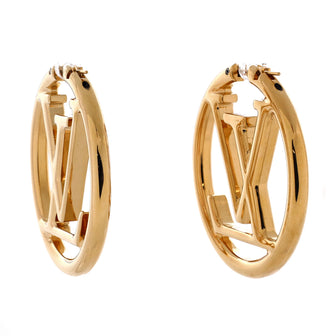 Louis Vuitton Louise Hoop Earrings Metal GM
