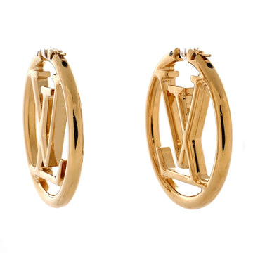Louis Vuitton Louise Hoop Earrings Metal GM