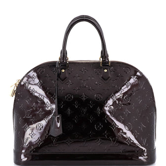 Louis Vuitton Alma Handbag Monogram Vernis GM