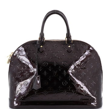 Louis Vuitton Alma Handbag Monogram Vernis GM