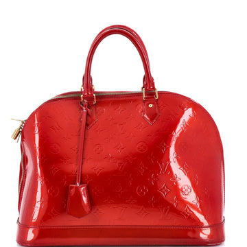 Louis Vuitton Alma Handbag Monogram Vernis GM