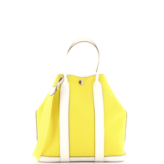 Hermes Garden File Tote Toile and Leather 28