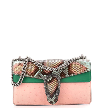 Gucci Dionysus Bag Python with Ostrich and Leather Small
