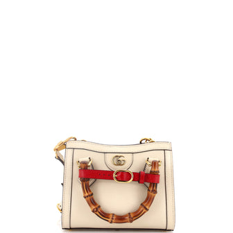 Gucci Diana NM Bamboo Handle Tote Leather Mini