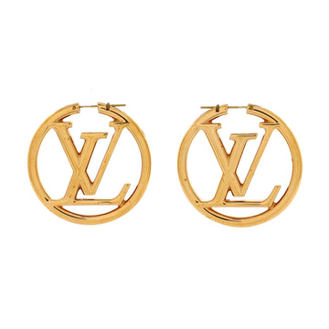 Louis Vuitton Louise Hoop Earrings Metal GM