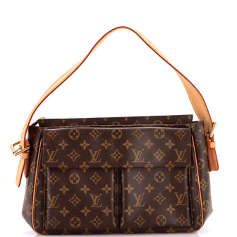 Louis Vuitton Viva Cite Handbag Monogram Canvas GM