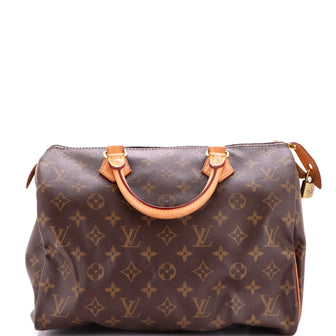 Louis Vuitton Speedy Handbag Monogram Canvas 30