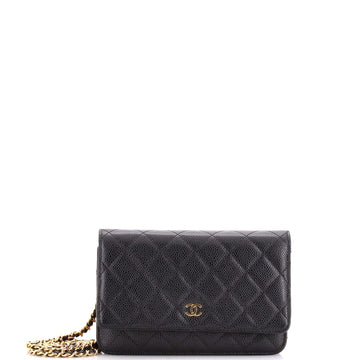 Chanel Wallet on Chain Quilted Caviar