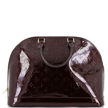 Louis Vuitton Alma Handbag Monogram Vernis GM